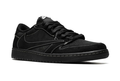 NIKE 
x Travis Scott Air Jordan 1 Low OG “ Black Phantom” Sneakers