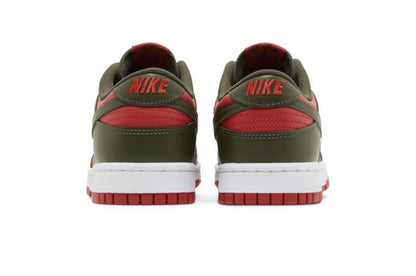 NIKE
DUNK LOW “Cargo Khaki Mystic Red” Sneakers