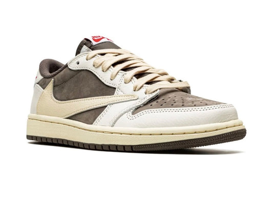 NIKE 
x Travis Scott Air Jordan 1 Low OG “Reverse Mocha” Sneakers